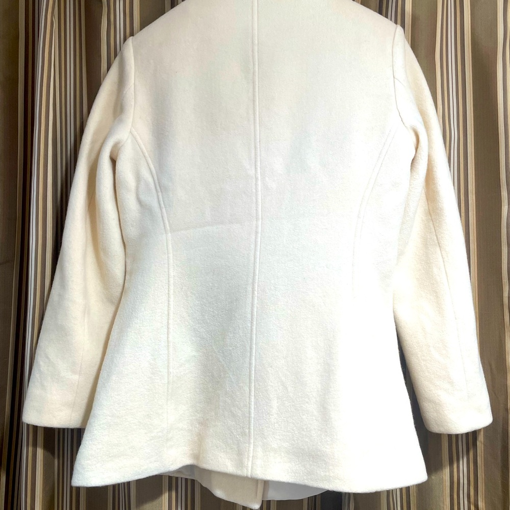 Sonoma Wool Peacoat - Beige, Size Small - Picture 4 of 9